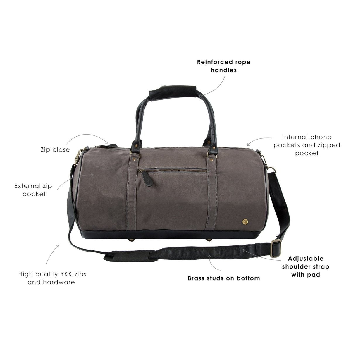Unique Personalized The Gym Duffle Customized Duffel Bags Gifts for Men by Groovy Guy