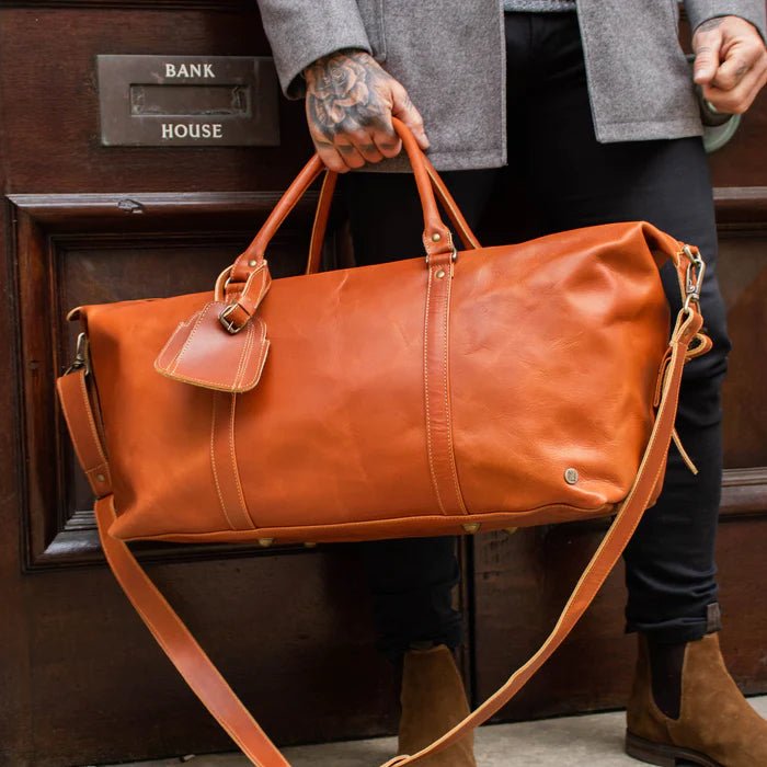 Unique Personalized The Armada Duffle Customized Duffel Bags Gifts for Men by Groovy Guy