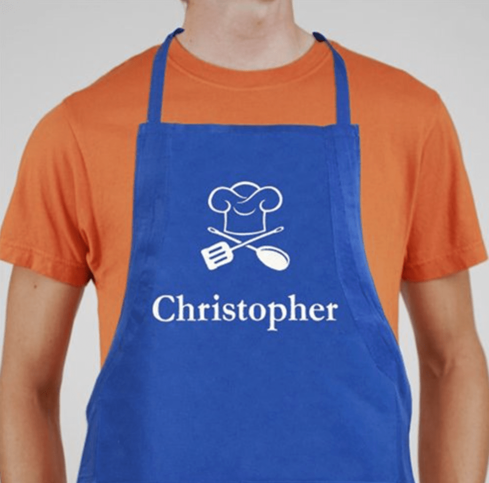 Unique Personalized Order Up Apron Customized Wearables Gifts for Men by Groovy Guy
