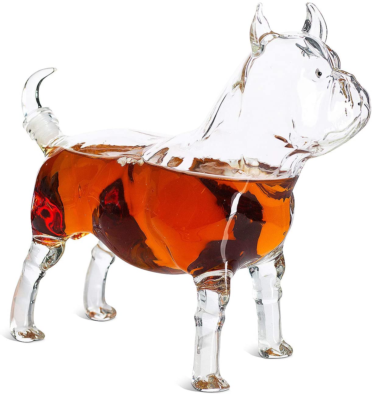 Unique Personalized Pug Bulldog Decanter Customized Decanter Gifts for Men by Groovy Guy