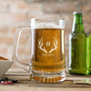 Etched Beer Glass | 25 oz Custom Text Beer Glass