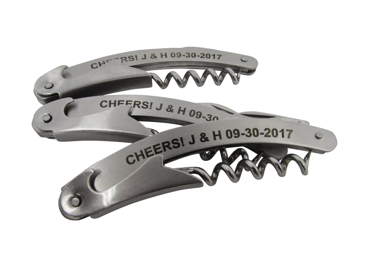 Unique Personalized Date Night Wine Opener Customized Bottle Openers Gifts for Men by Groovy Guy