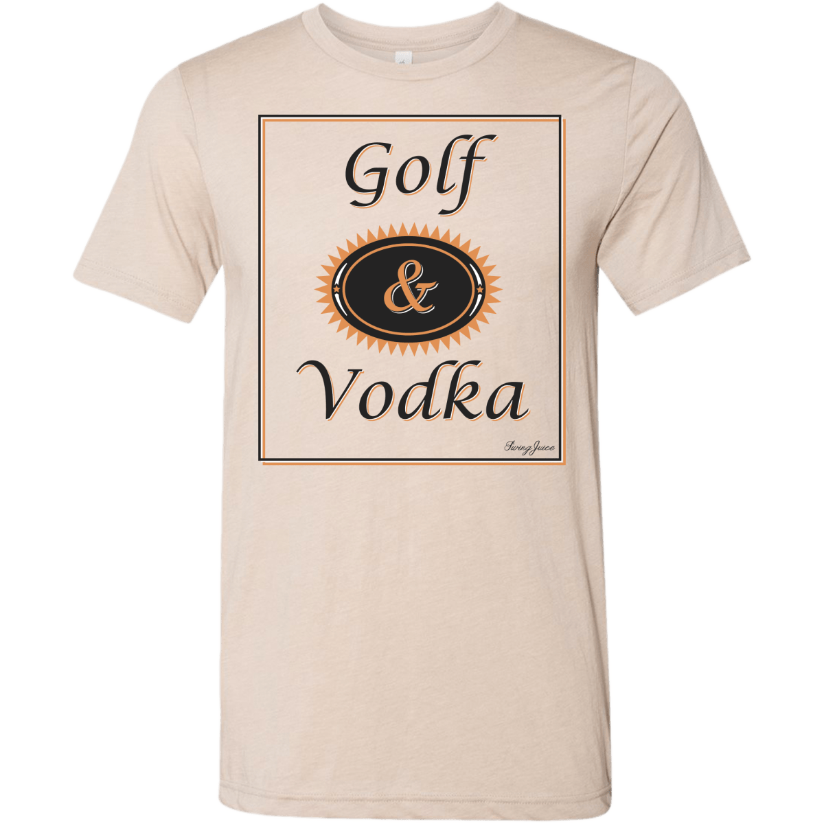 Unique Personalized Golf & Craft Vodka T-Shirt Customized Gifts for Men by Groovy Guy