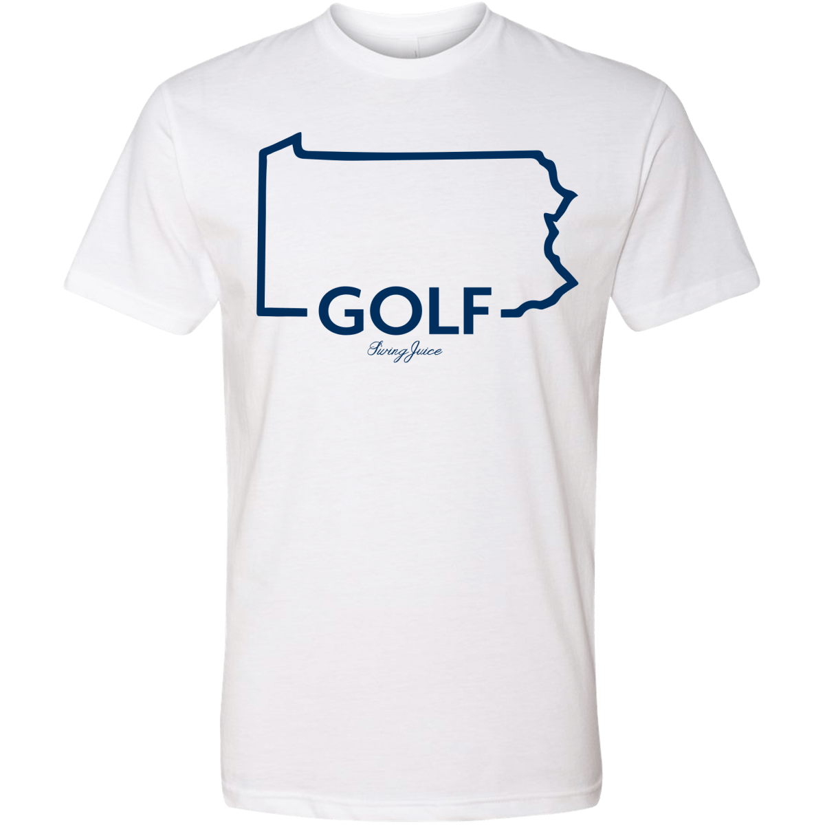 Unique Personalized Pennsylvania Golf T-Shirt Customized Gifts for Men by Groovy Guy