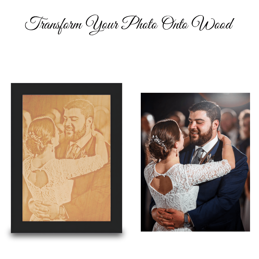 Unique Personalized Meaningful Photo Print on Wood Customized Anniversary Gifts for Men by Groovy Guy