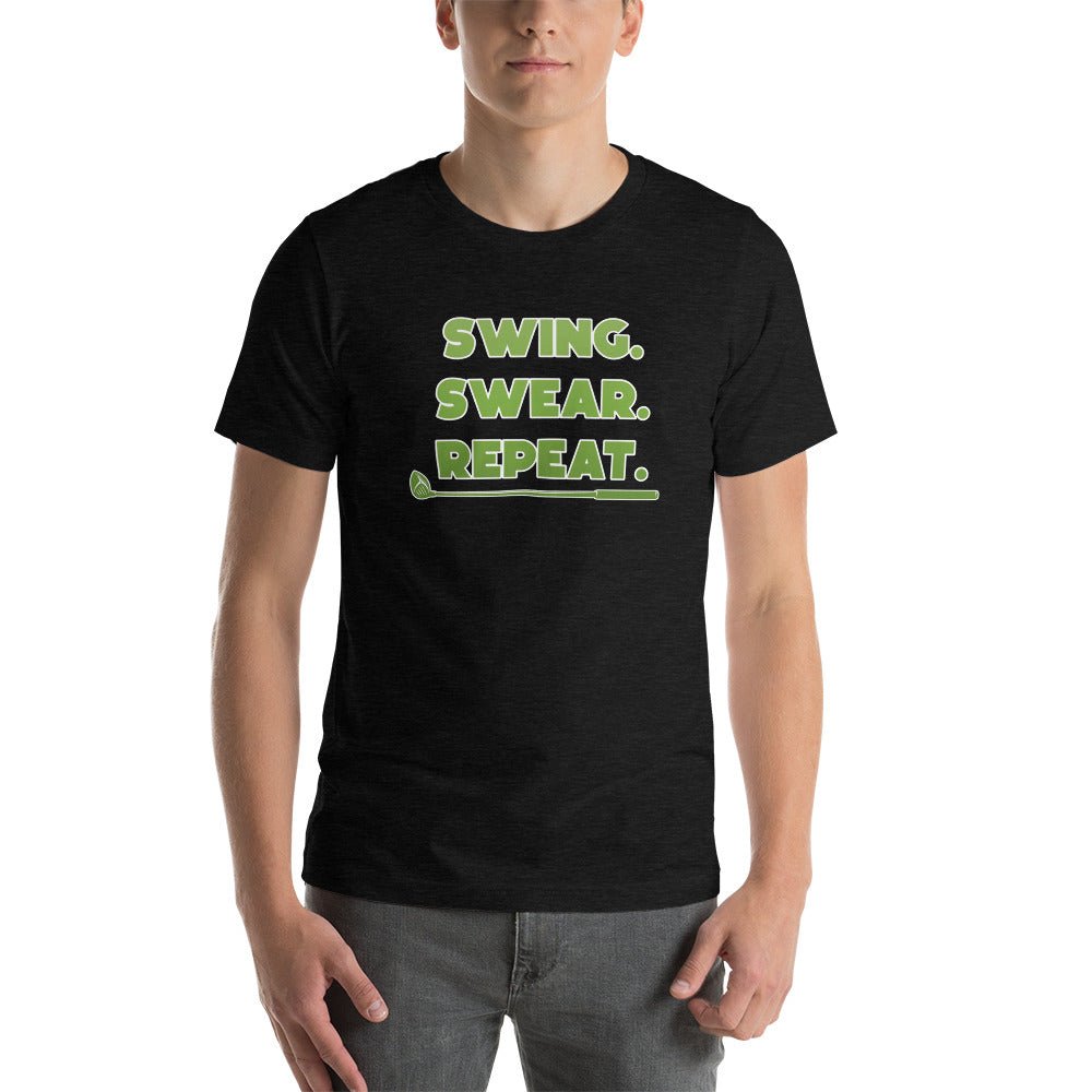 Unique Personalized Swing Swear Repeat Customized Shirts Gifts for Men by Groovy Guy