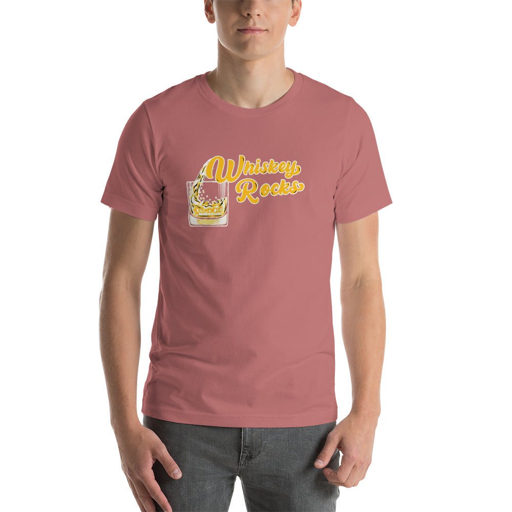 Unique Personalized On the Rocks Tee Customized Shirts Gifts for Men by Groovy Guy