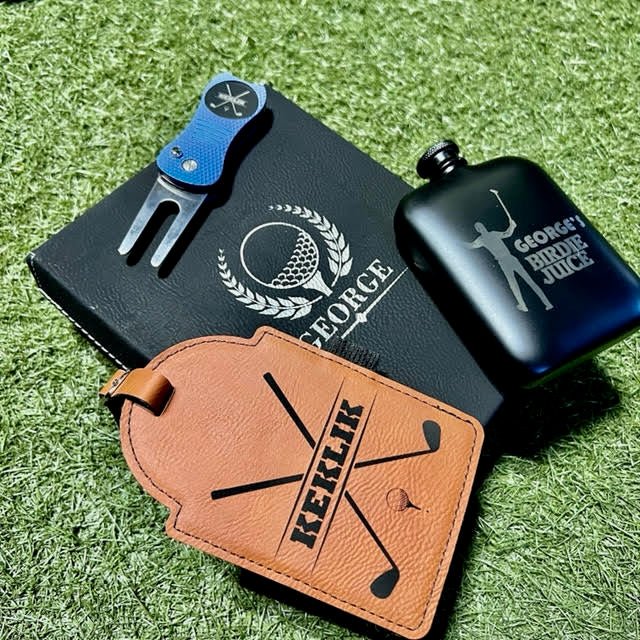 Unique Personalized Par Tee Golf Gift Set Customized Golf Gifts for Men by Groovy Guy
