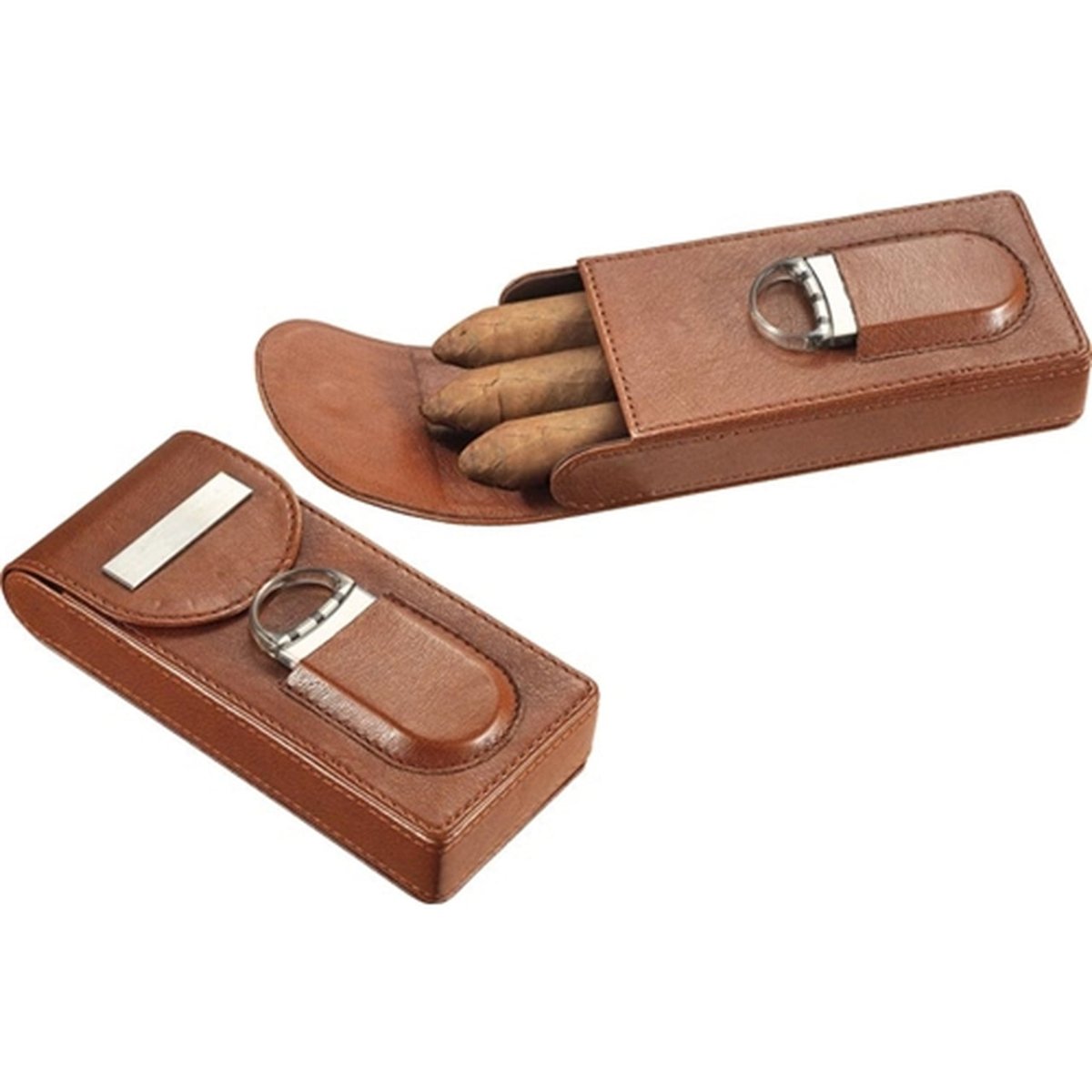 Unique Personalized Caldwell Cigar Case Customized Cigar Cases Gifts for Men by Groovy Guy