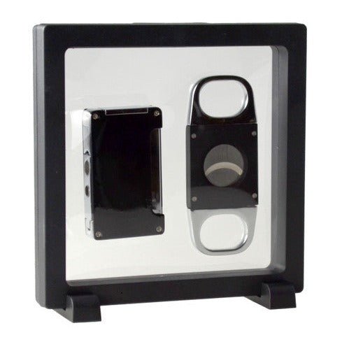 Unique Personalized Cigar Lighter & Cutter Set Customized Cigar Lighter Gifts for Men by Groovy Guy