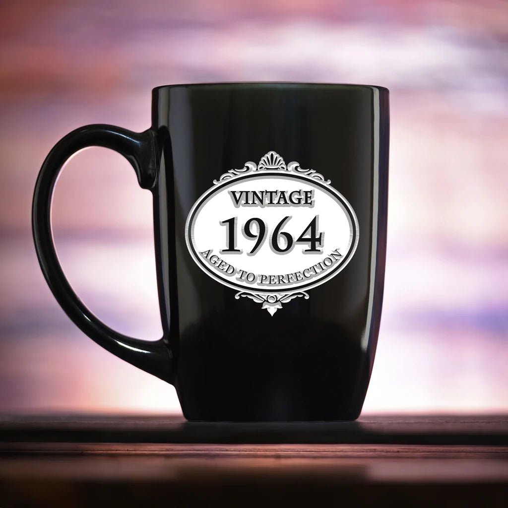 Unique Personalized Vintage Year Birthday Gift Coffee Mug Customized Dad Gifts for Men by Groovy Guy