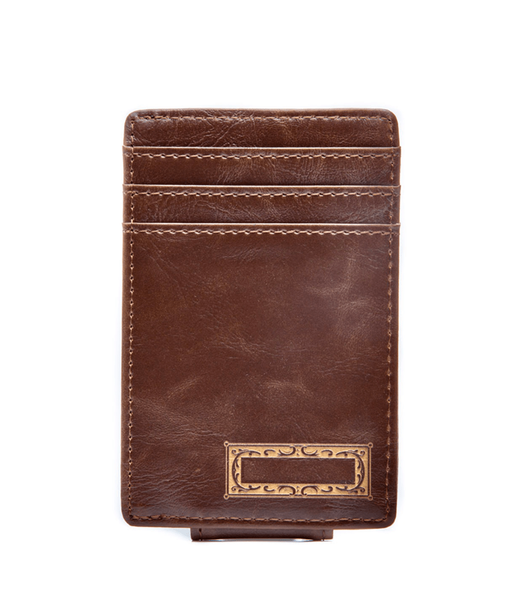 Unique Personalized Cash Stash Customized Wallet Gifts for Men by Groovy Guy