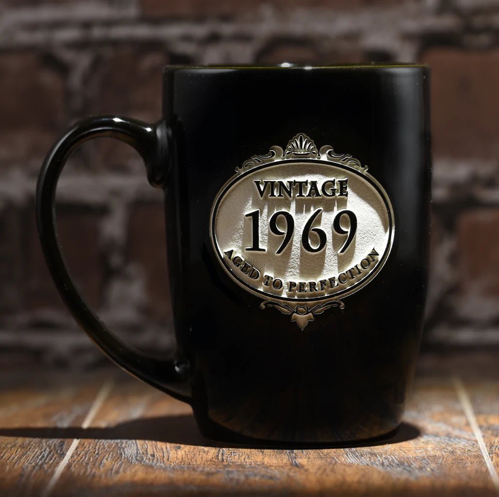 Unique Personalized Vintage Year Birthday Gift Coffee Mug Customized Dad Gifts for Men by Groovy Guy