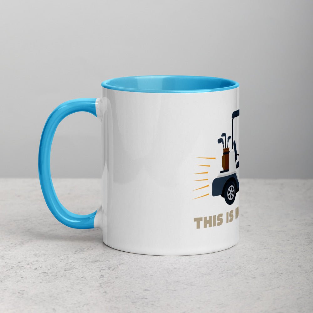 Unique Personalized Gone Golfing Mug Customized Glassware Gifts for Men by Groovy Guy