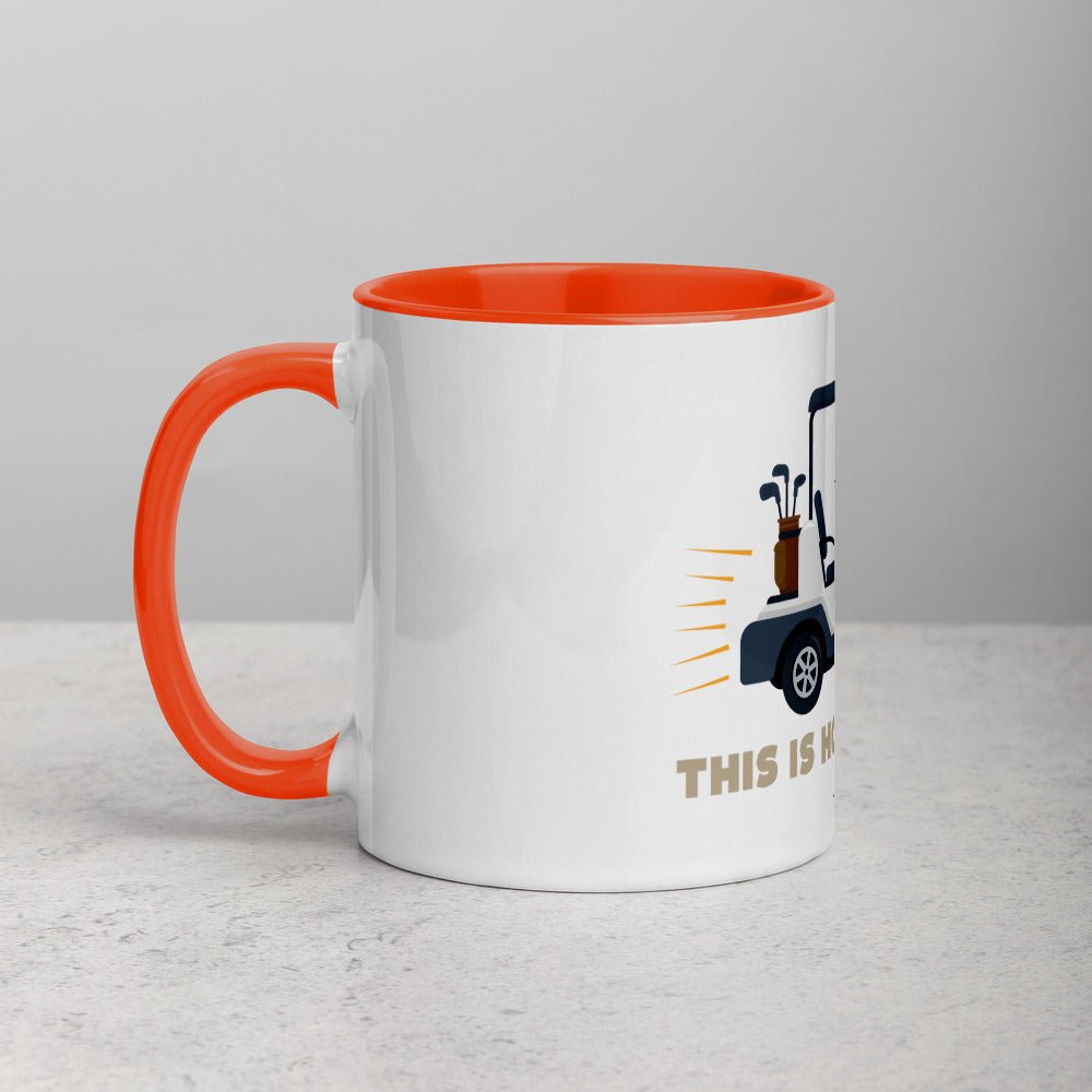 Unique Personalized Gone Golfing Mug Customized Glassware Gifts for Men by Groovy Guy