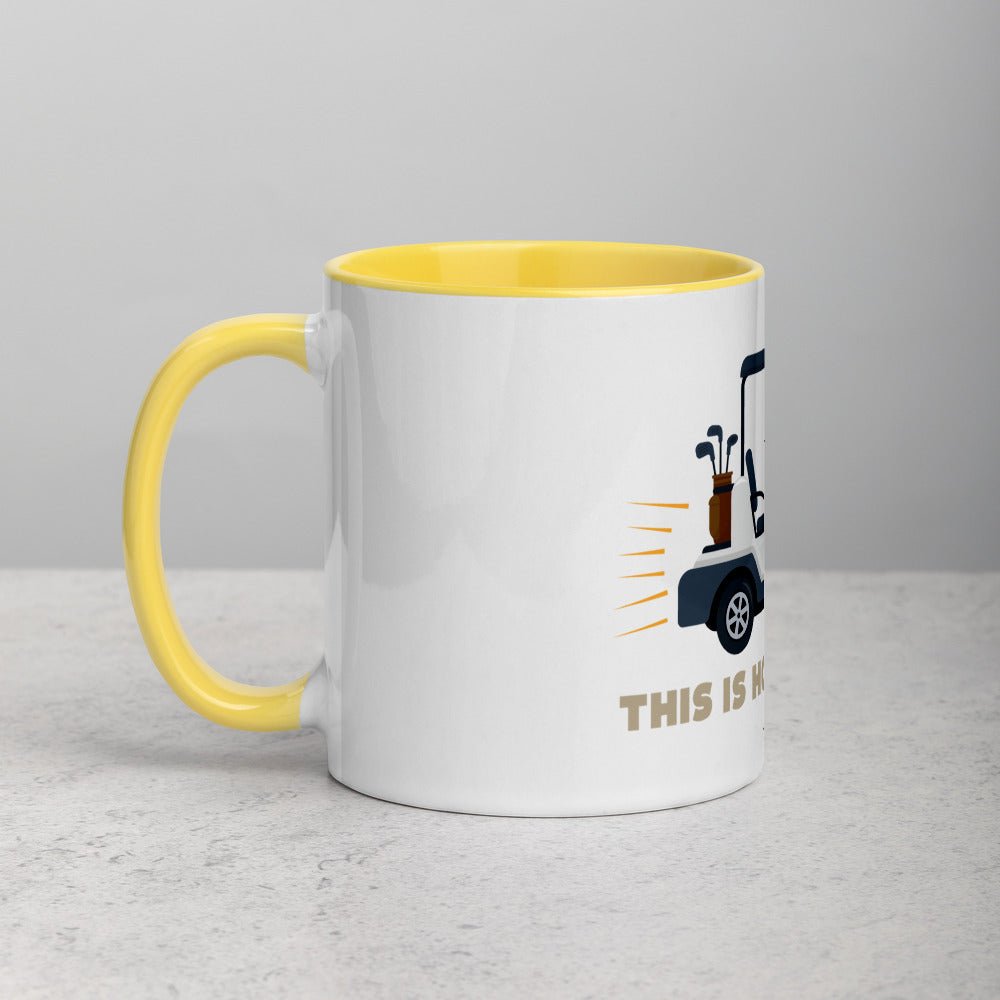 Unique Personalized Gone Golfing Mug Customized Glassware Gifts for Men by Groovy Guy