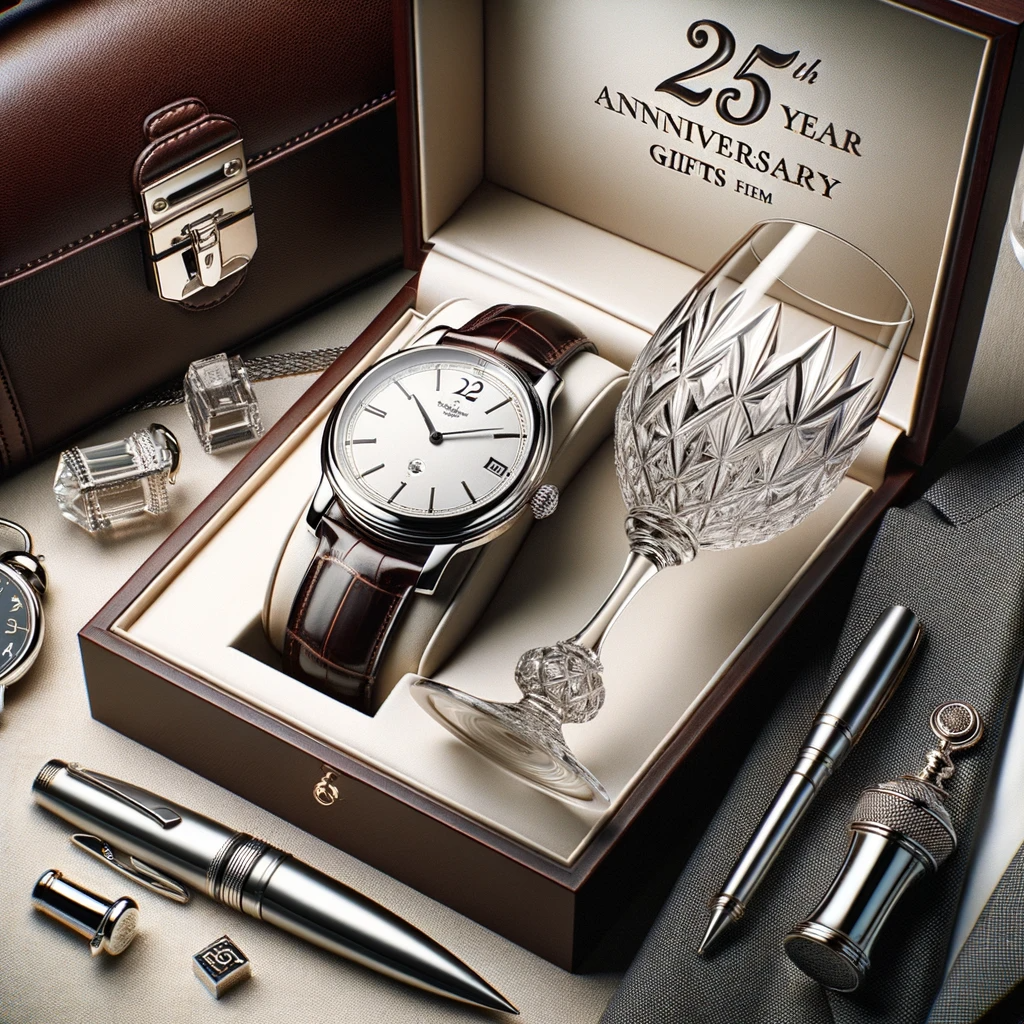 25-year anniversary gifts for him