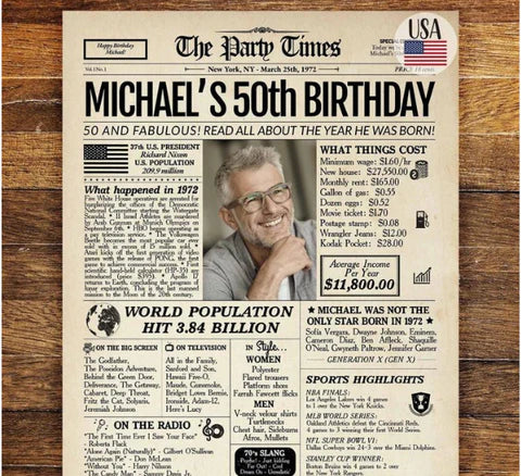 50th Birthday Party Ideas for Men