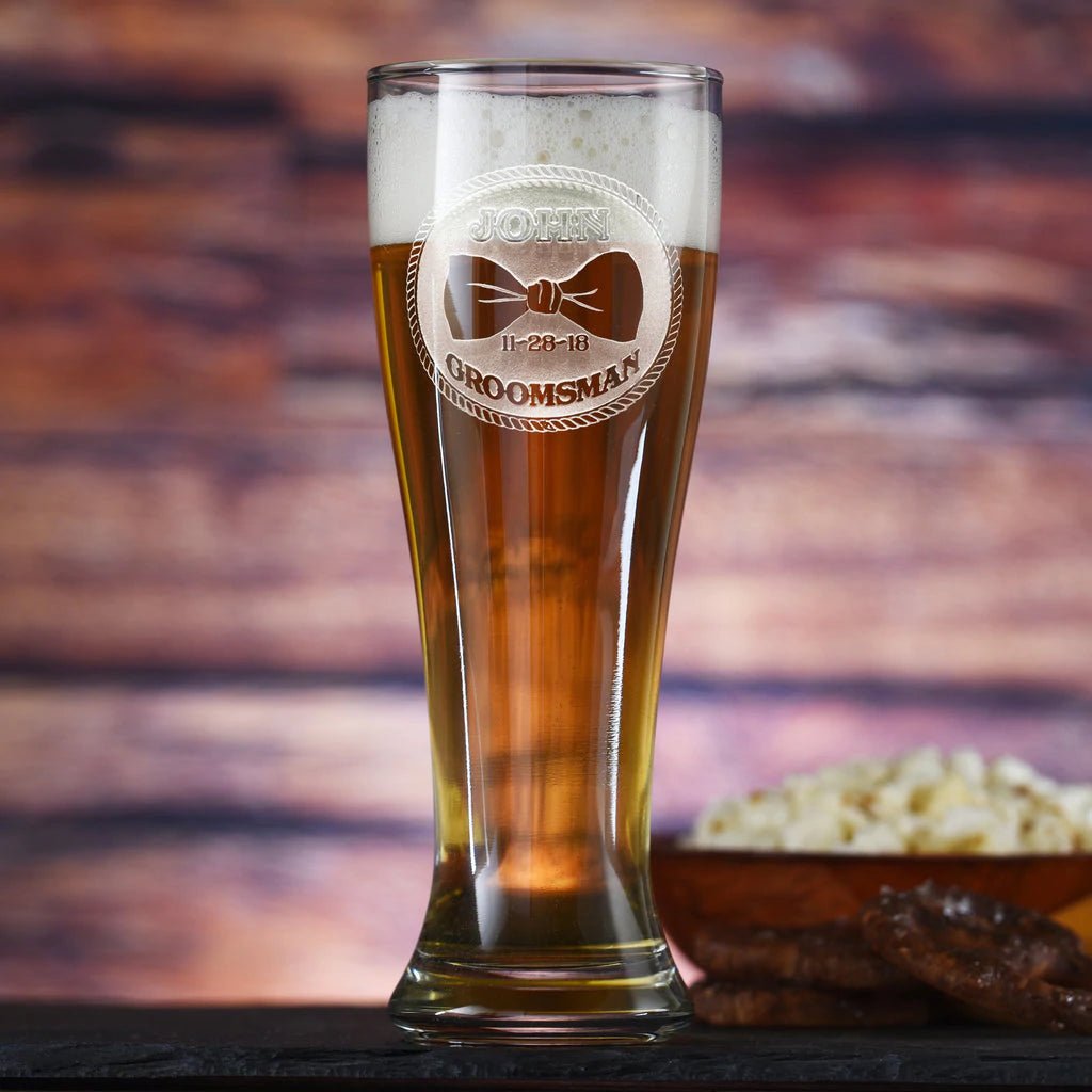 Personalized Pilsner Glasses
