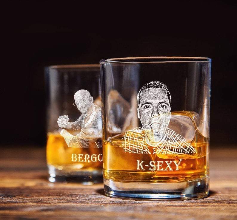 Personalized Whiskey Glasses