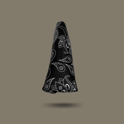 Black Paisley Putter Cover (Blade)