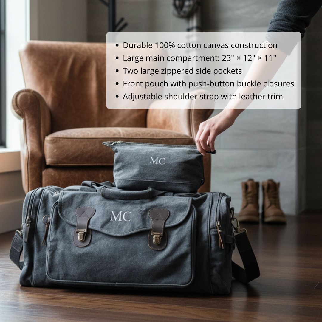 Canvas Commander Duffle & Dopp Set