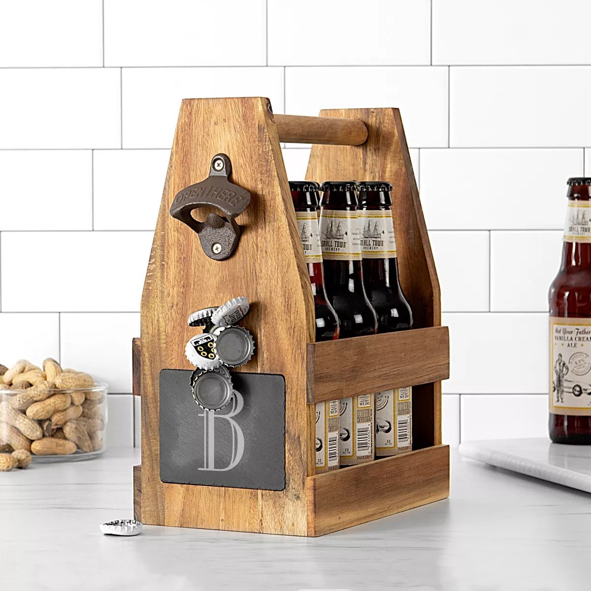 Unique Personalized Brew Bearer Customized Bottle Openers Gifts for Men by Groovy Guy