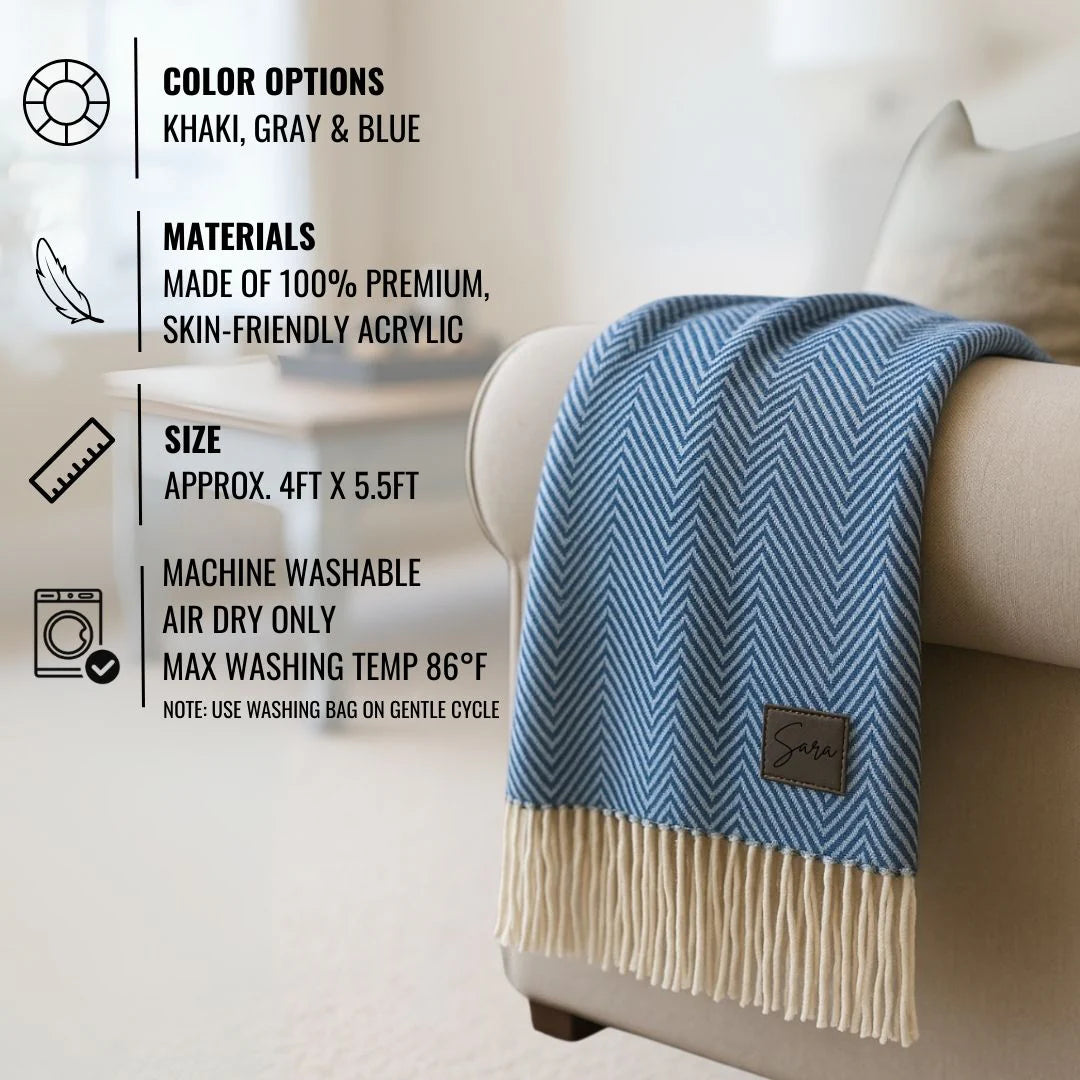 Timeless Fringe Throw