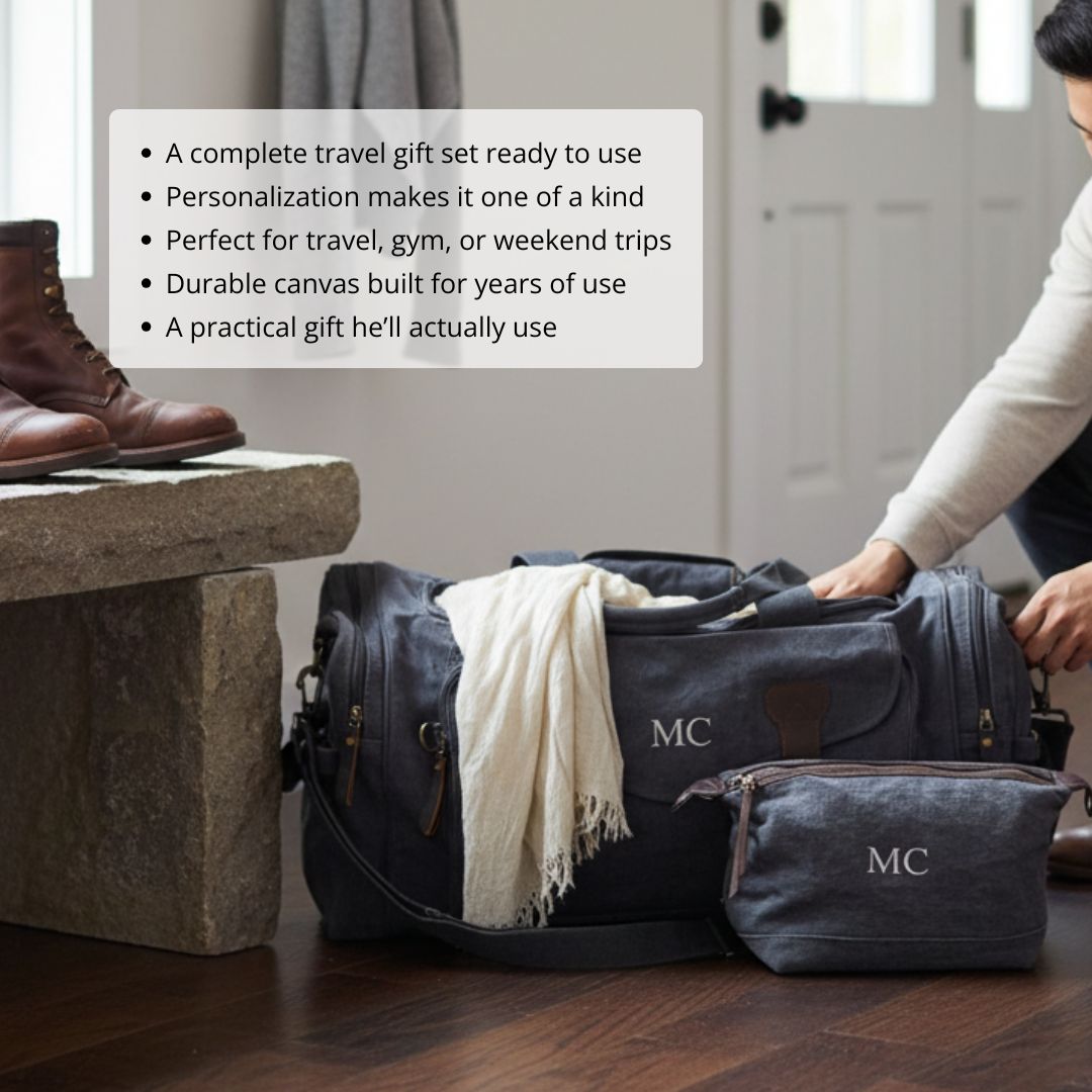 Canvas Commander Duffle & Dopp Set