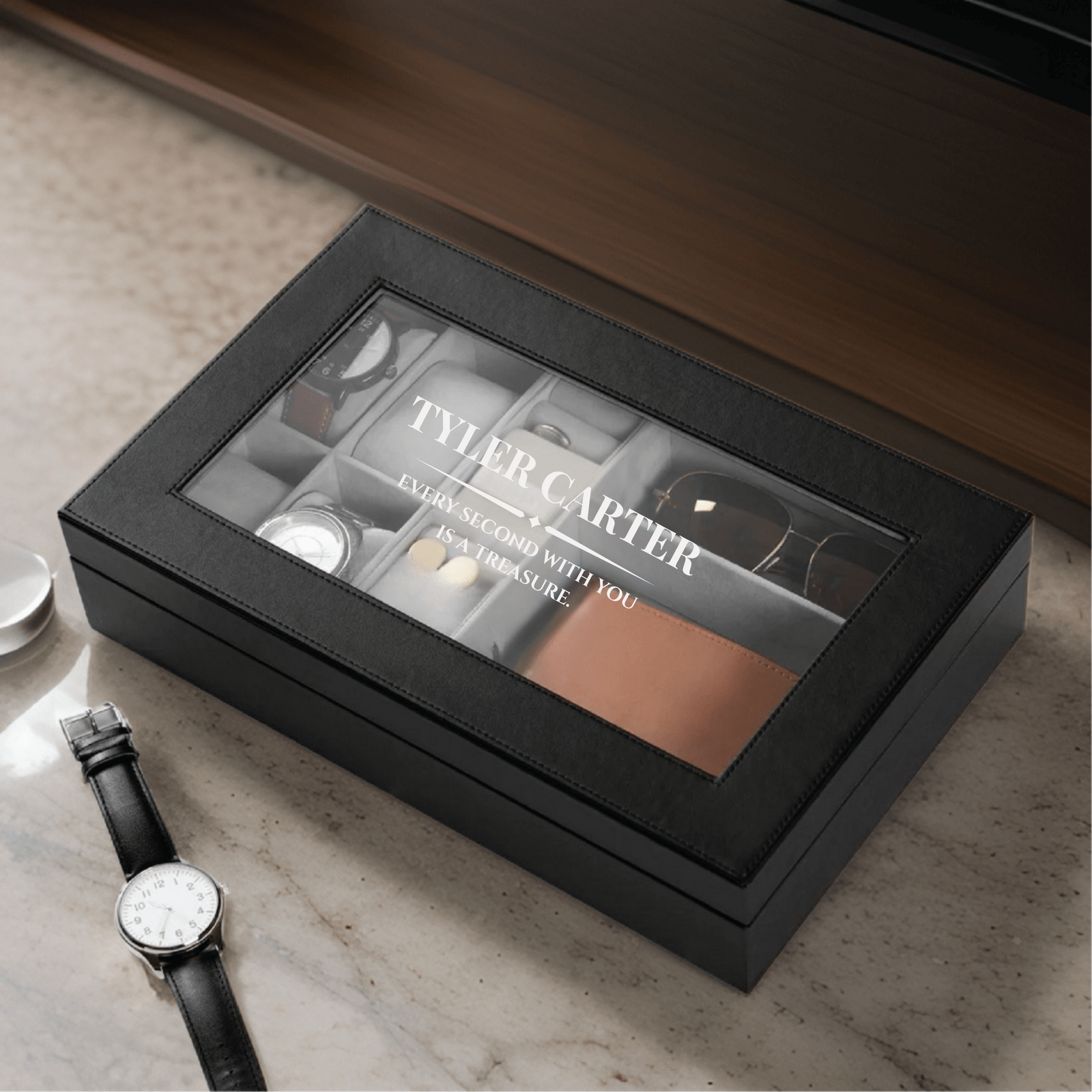 Personalized Men's Organizer Box