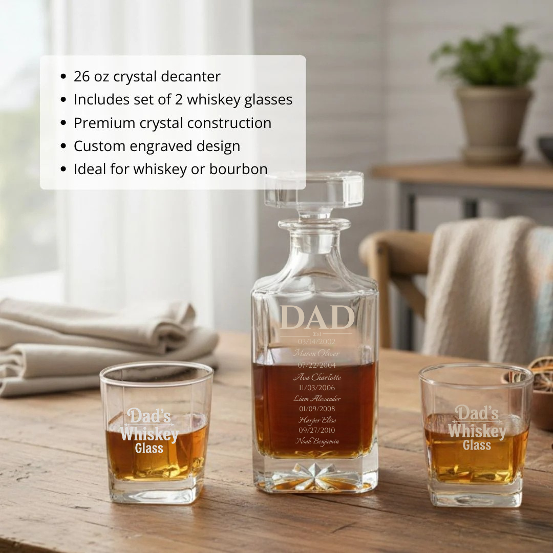 Dad's Whiskey Gift Set