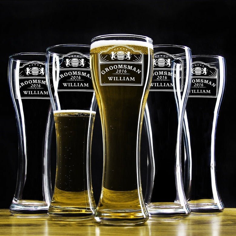 Unique Personalized Pilsner Pal Customized Bar Gifts for Men by Groovy Guy