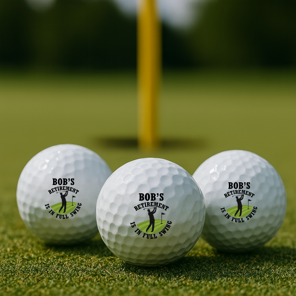 Custom Retirement Golf Balls