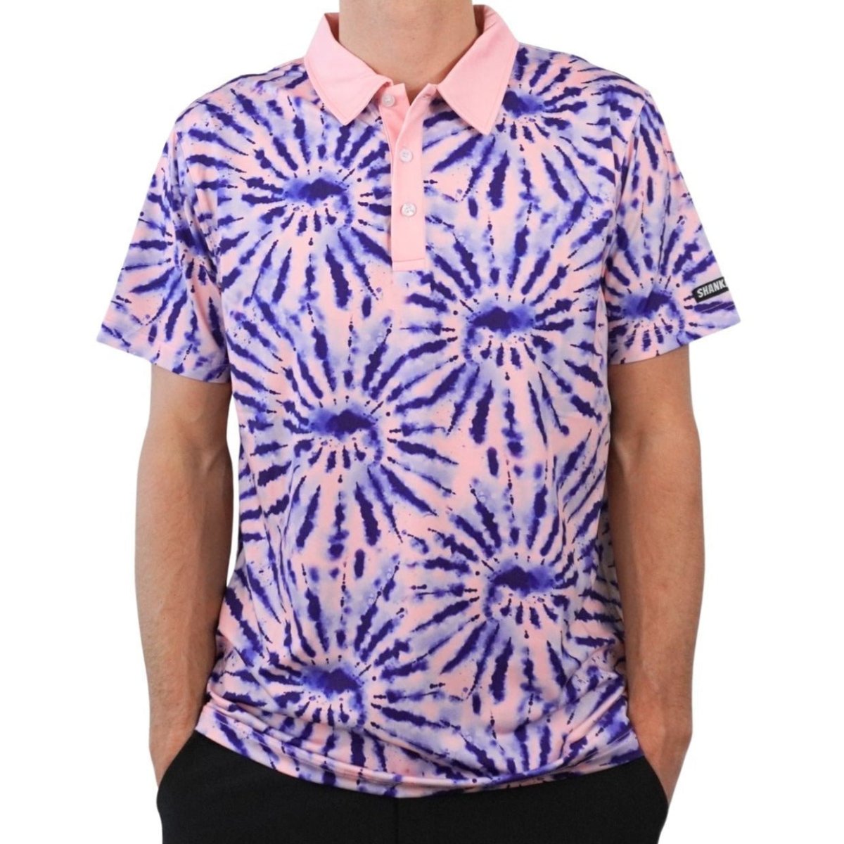 Unique Personalized Tie Dye Polo Customized Gifts for Men by Groovy Guy