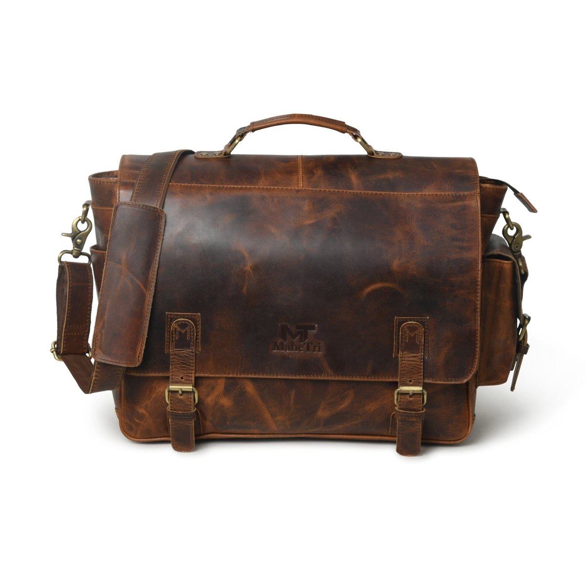 Unique Personalized Dakota Rugged Briefcase Messenger Customized Gifts for Men by Groovy Guy
