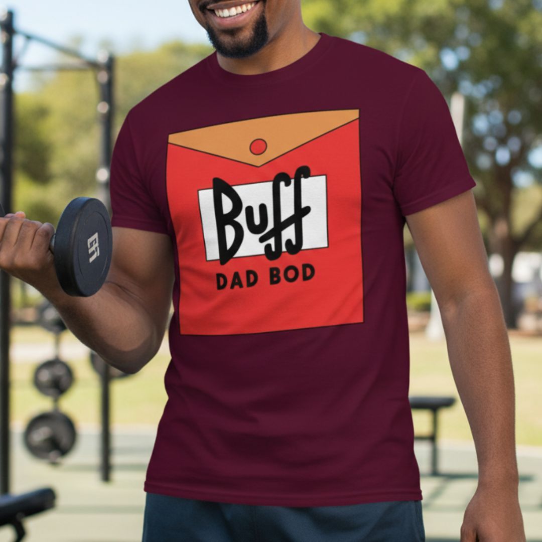 Dad's Buff Dad Bod T-Shirt - funny Father's Day shirt 2026