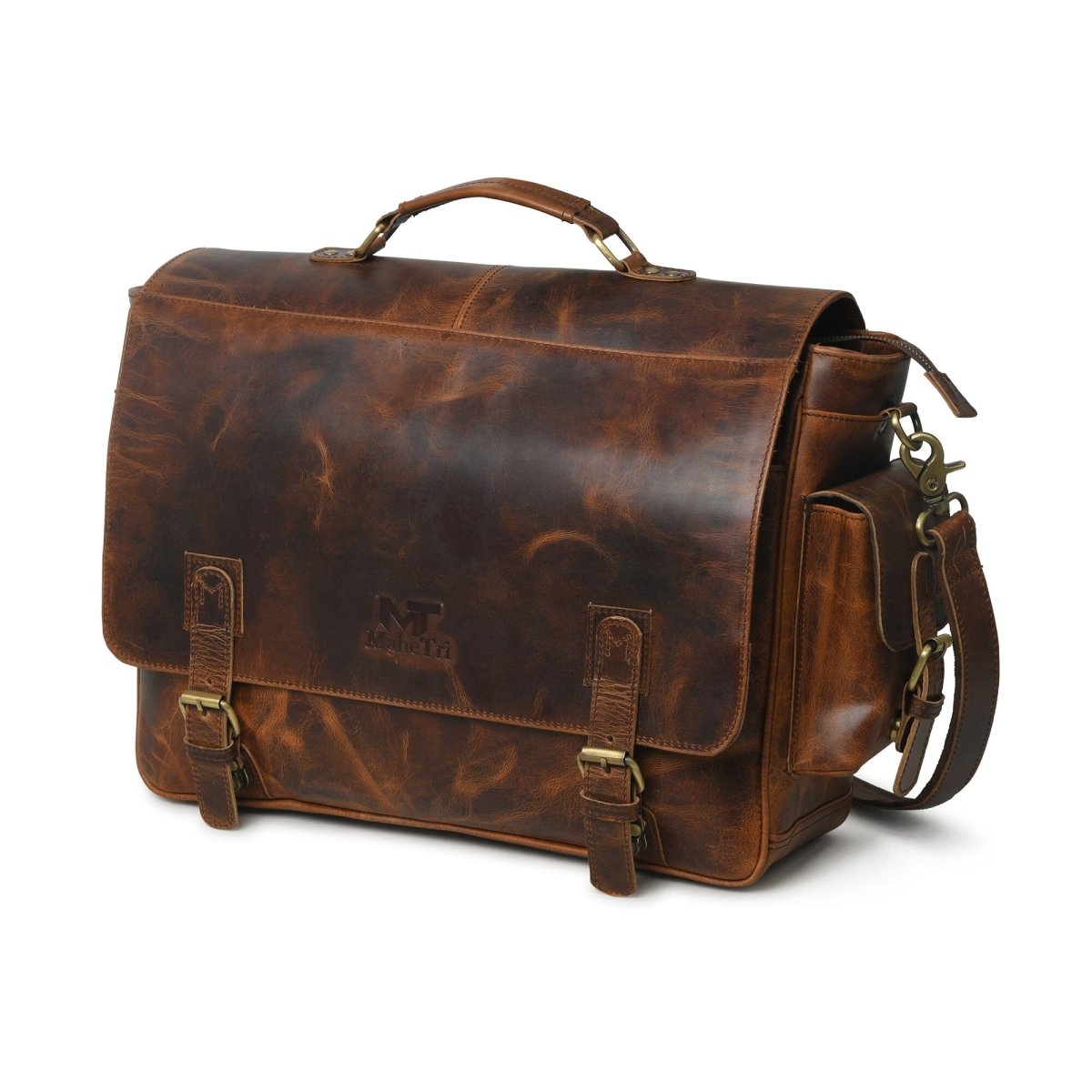Unique Personalized Dakota Rugged Briefcase Messenger Customized Gifts for Men by Groovy Guy
