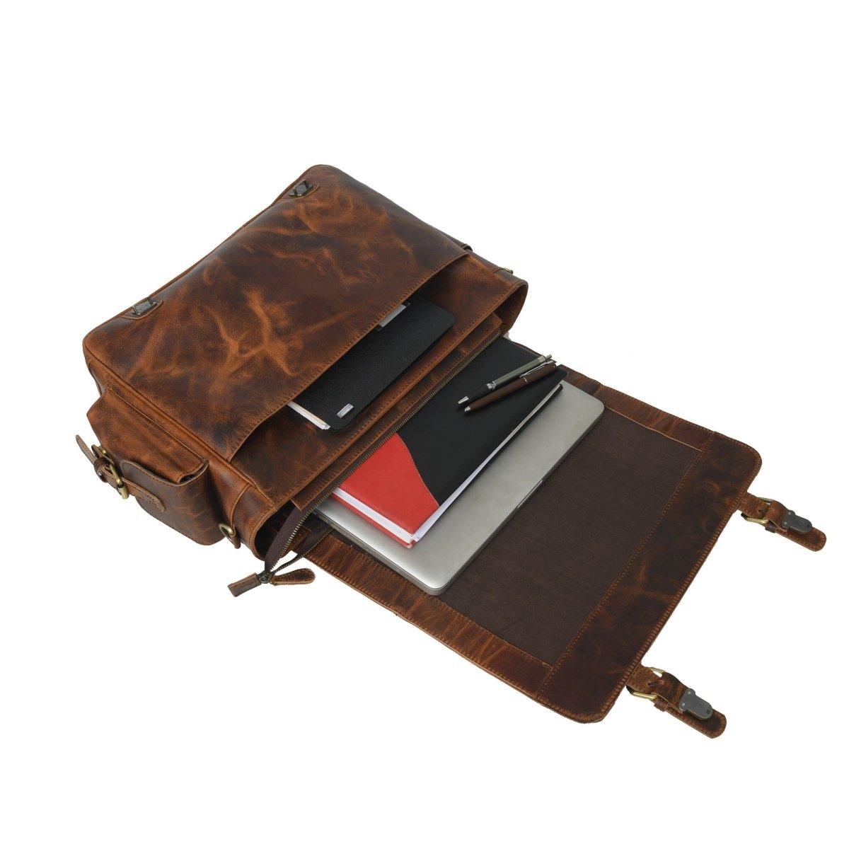 Unique Personalized Dakota Rugged Briefcase Messenger Customized Gifts for Men by Groovy Guy