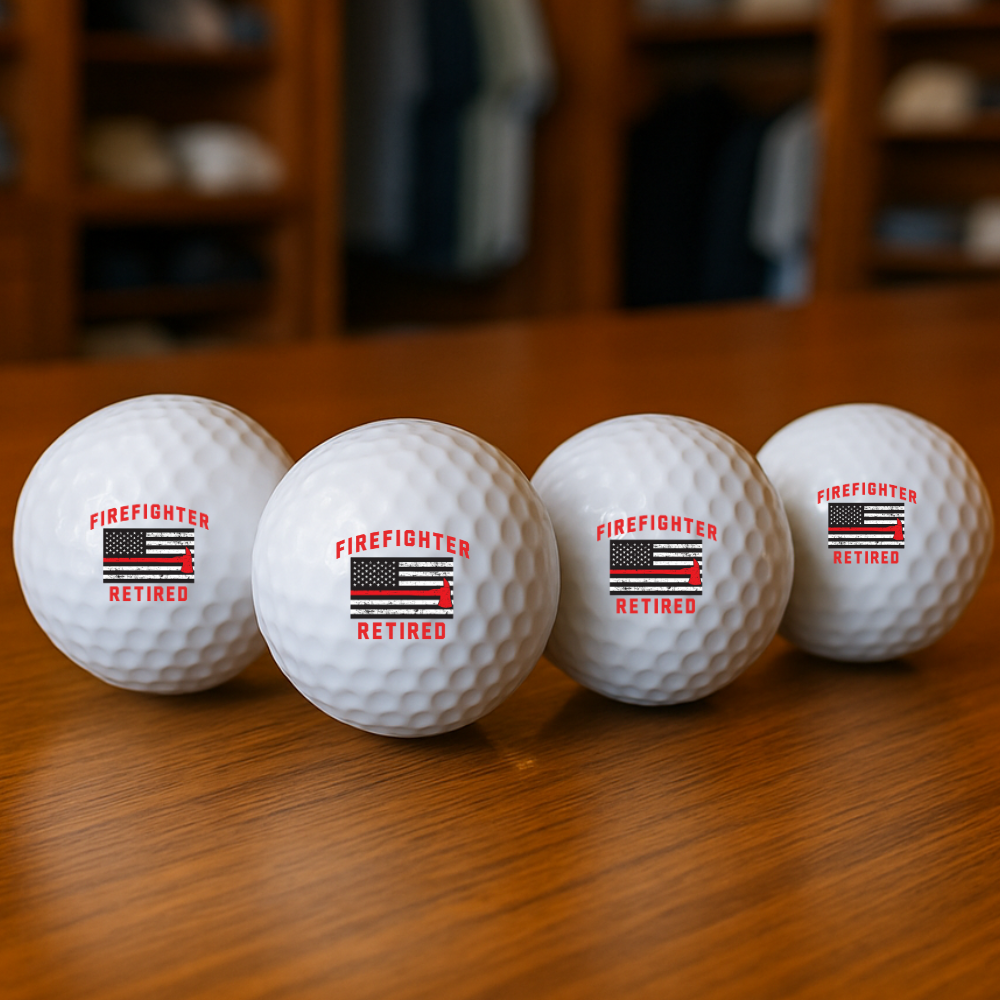 Retired Firefighter Golf Balls
