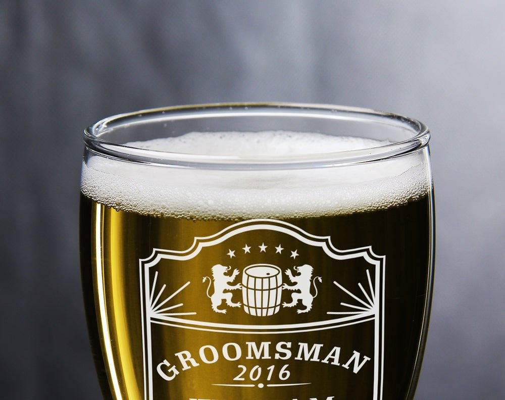 Unique Personalized Pilsner Pal Customized Bar Gifts for Men by Groovy Guy