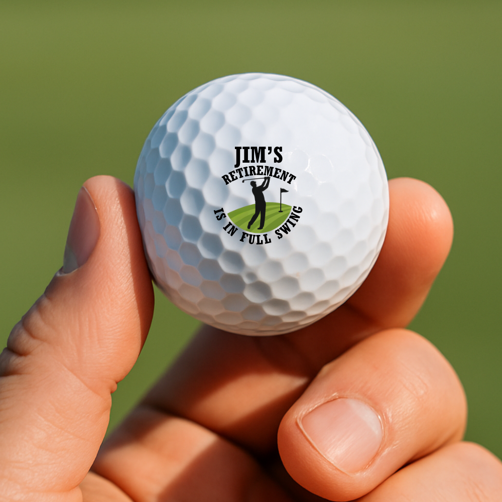 Custom Retirement Golf Balls