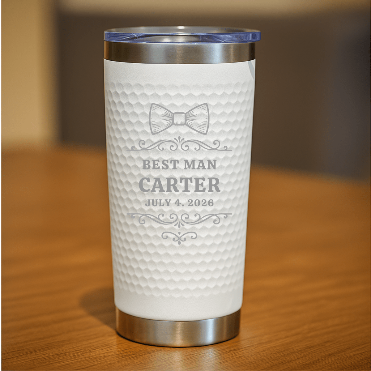 Unique Personalized Custom Groomsmen Tumbler Customized Drinkware & Tumblers Gifts for Men by Groovy Guy