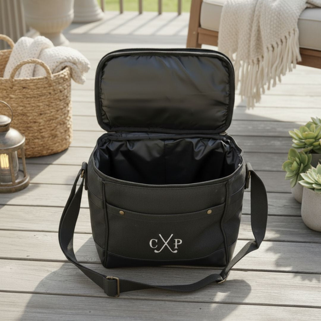 Clubhouse Personalized Golf Cooler - Insulated Cart Cooler for