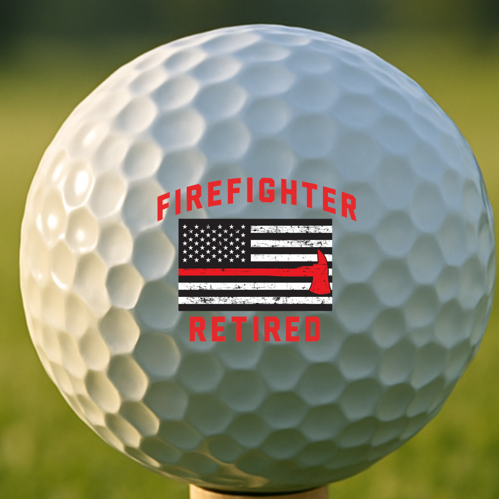 Retired Firefighter Golf Balls