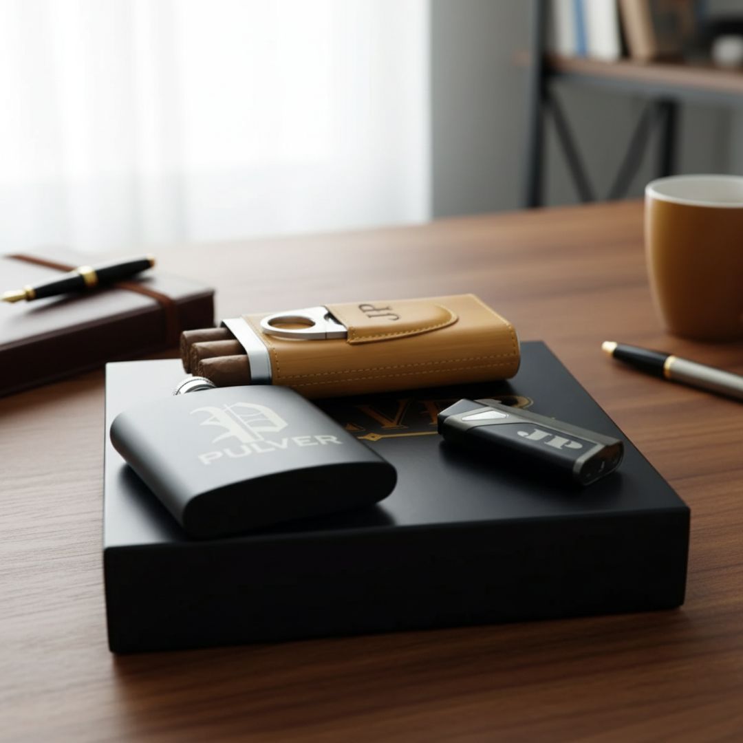 Midnight Cigar & Whiskey Gift Set