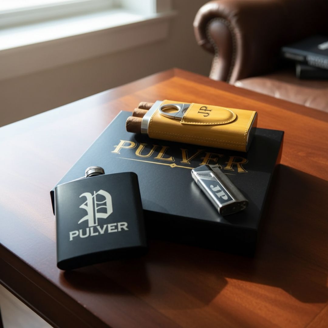 Midnight Cigar & Whiskey Gift Set