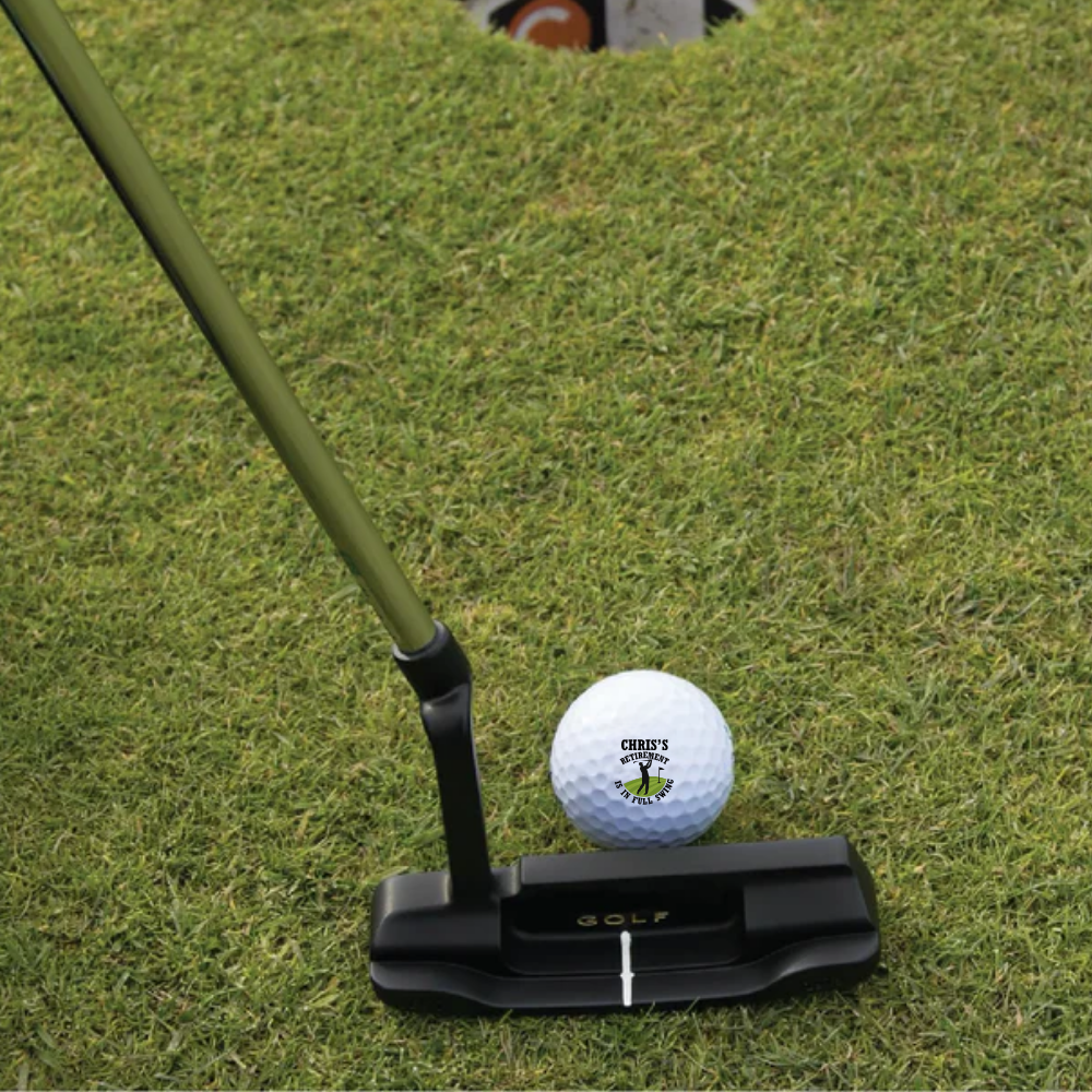 Custom Retirement Golf Balls
