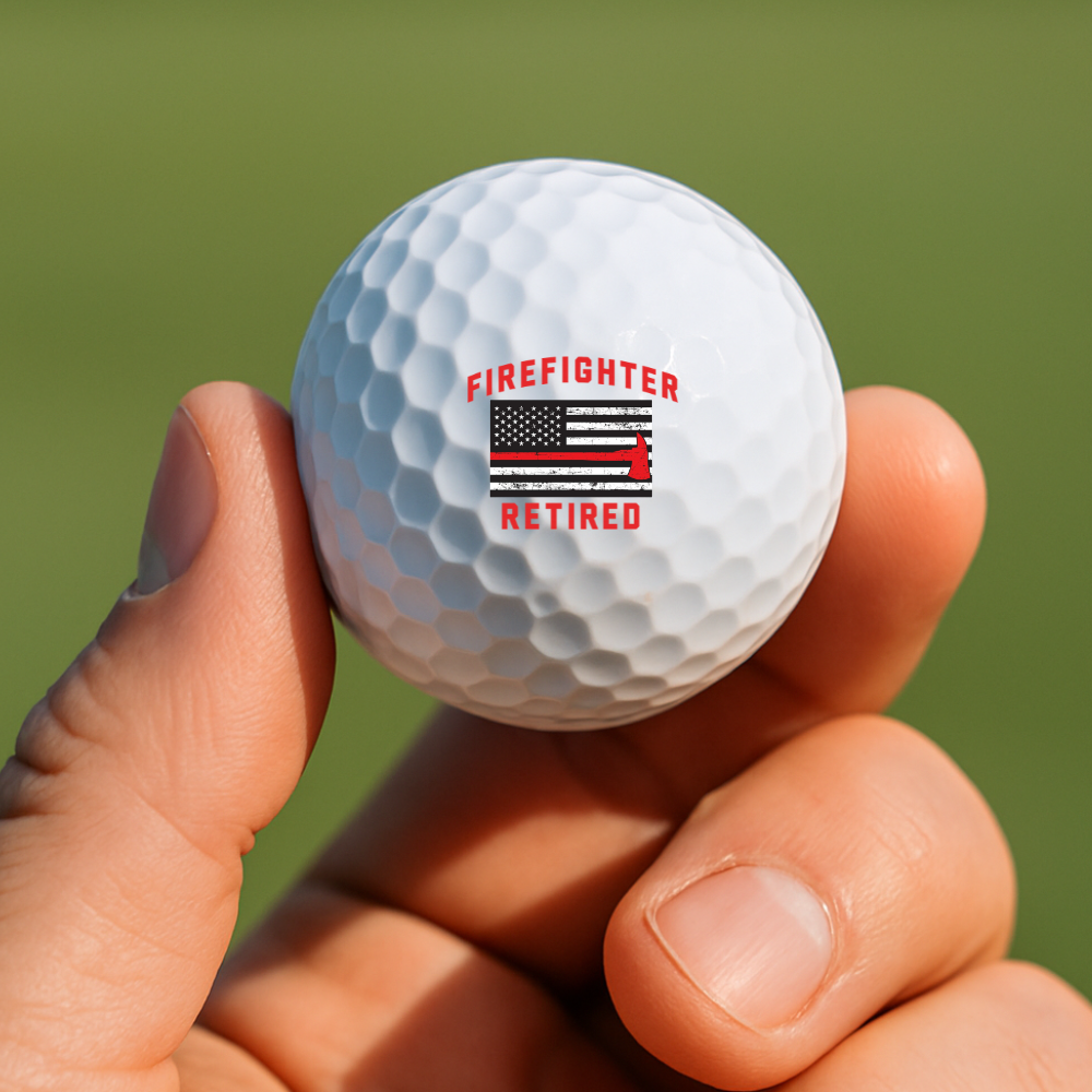 Retired Firefighter Golf Balls