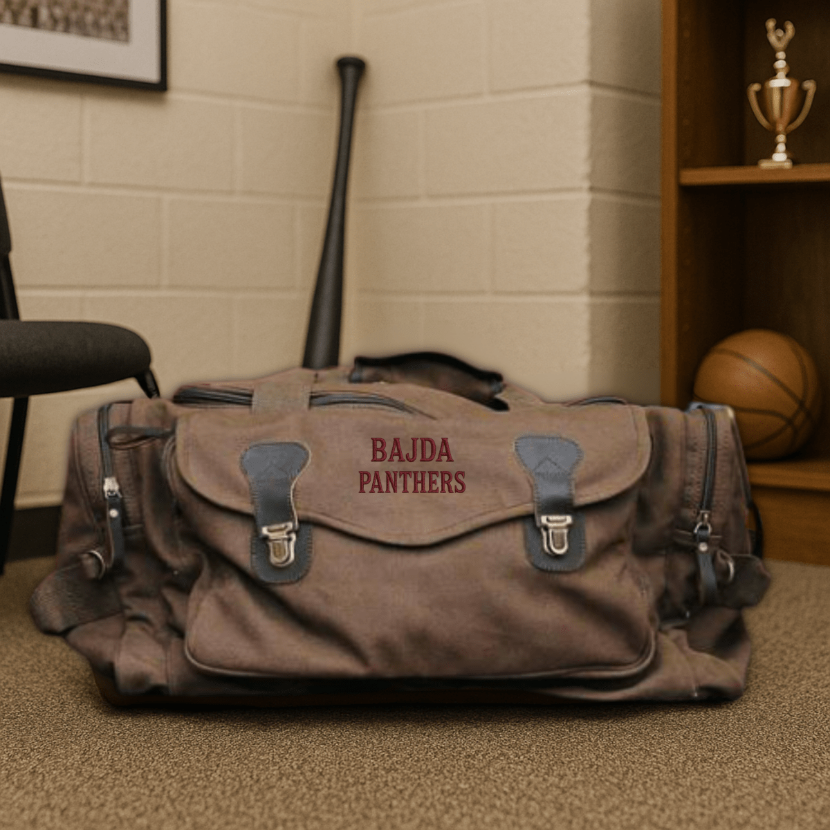 Unique Personalized Personalized Coach Duffle Bag Customized Baseball Gifts for Men by Groovy Guy