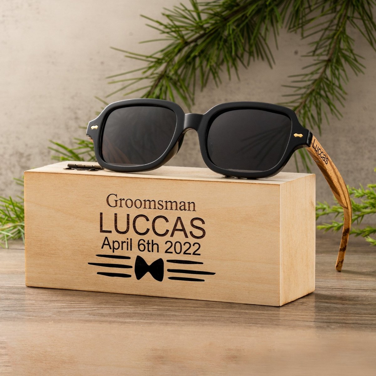 Unique Personalized Ray - Blockers Customized Sunglasses Gifts for Men by Groovy Guy